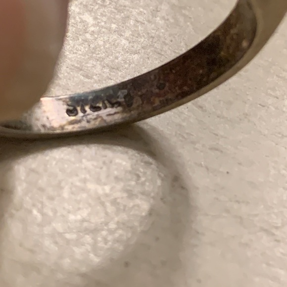 Sterling Silver Ring size 7-3/4 - Picture 5 of 6